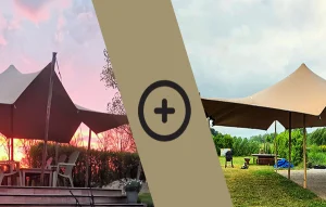 Elistral stretchtent Tentertainment - verhuur stretchtenten